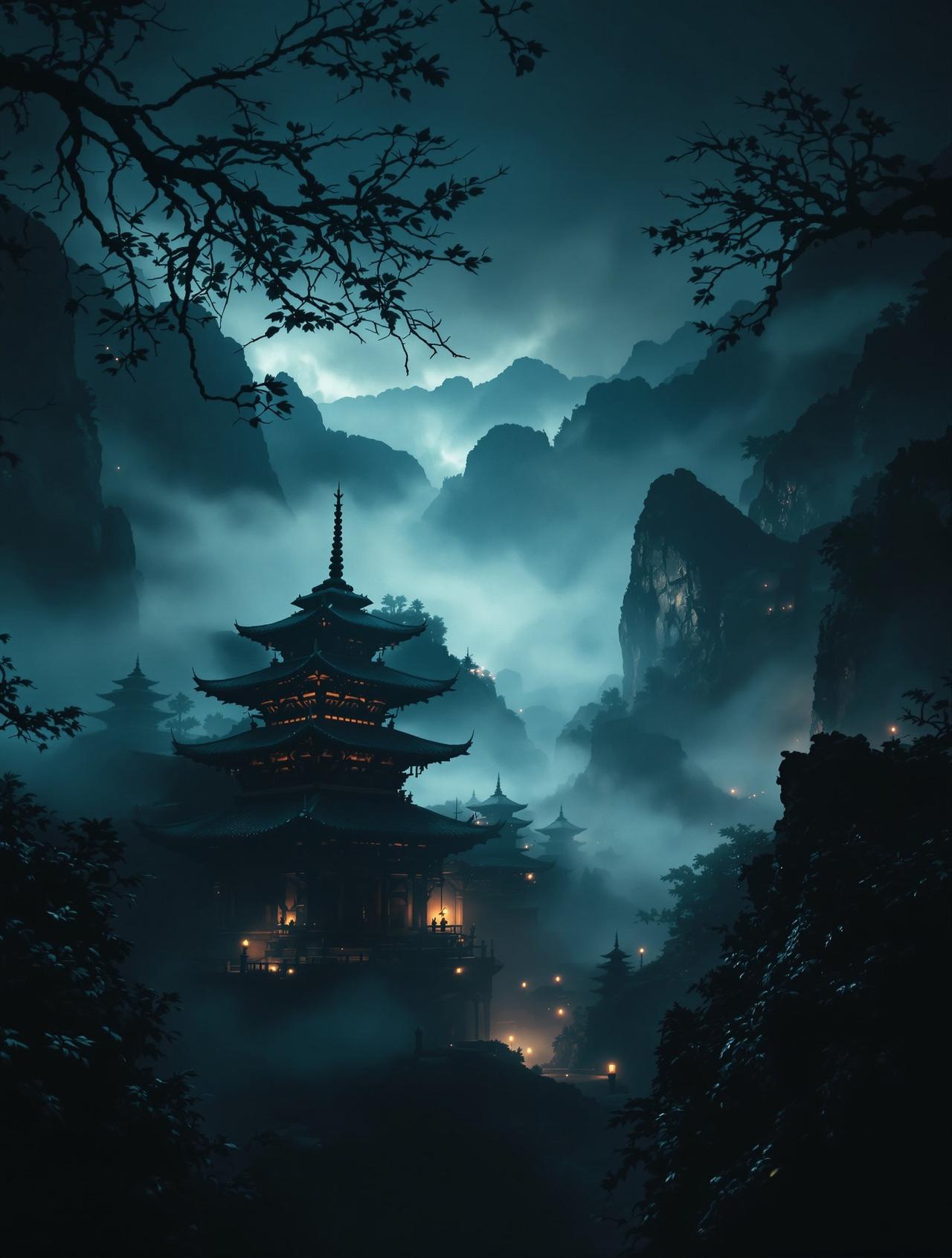 古刹钟声 海报 - 悬疑探案影视作品，由桃子视频出品